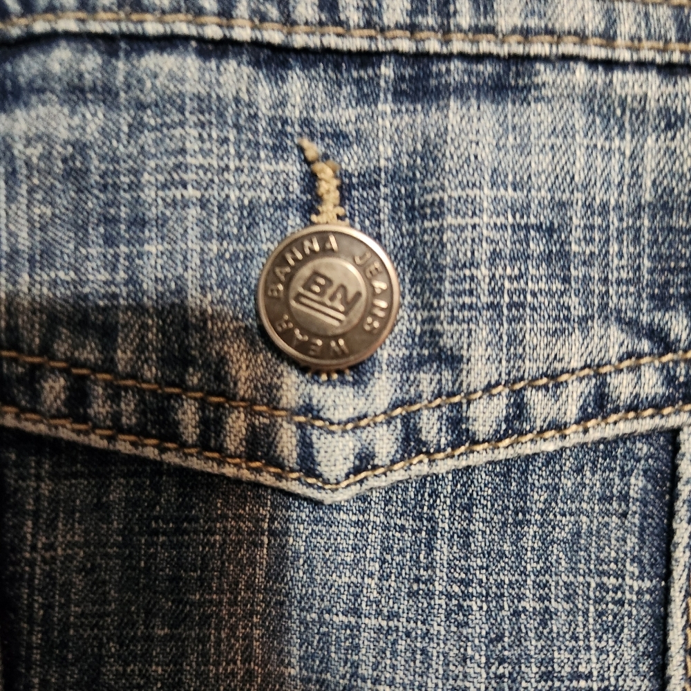 Vintage BN Banna Classic Denim Mens M Jacket - Picture 3 of 6